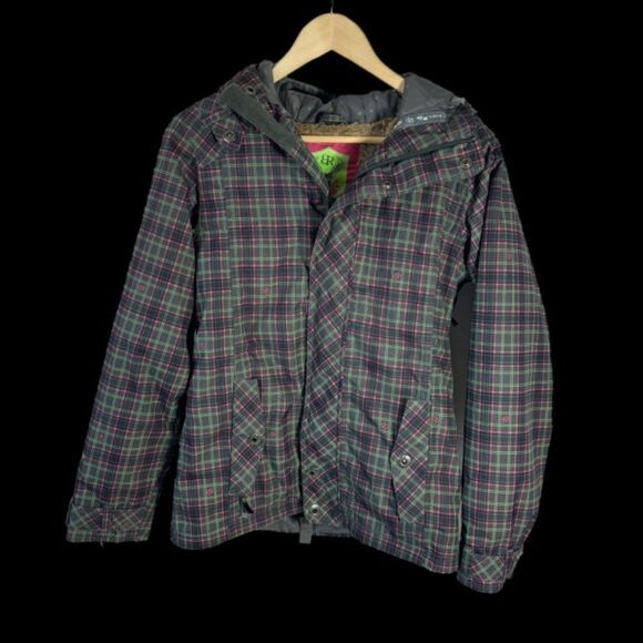 Betty Rides Green/Pink Ski/Snowboarding Jacket Sz S - Picture 1 of 7